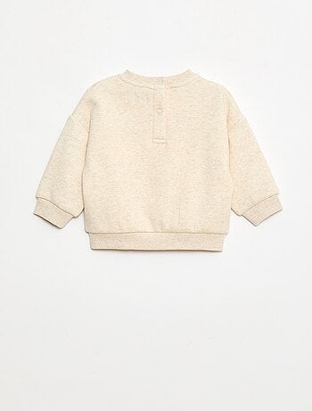 Felpa animata a maniche lunghe