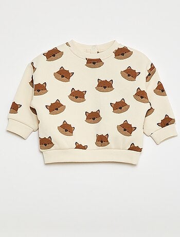 Felpa animata a maniche lunghe