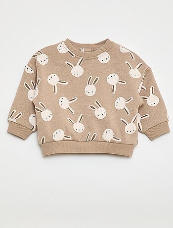 Felpa animata a maniche lunghe