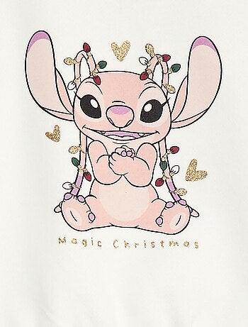 Felpa animata fantasia 'Disney' 'Minnie' in cotone