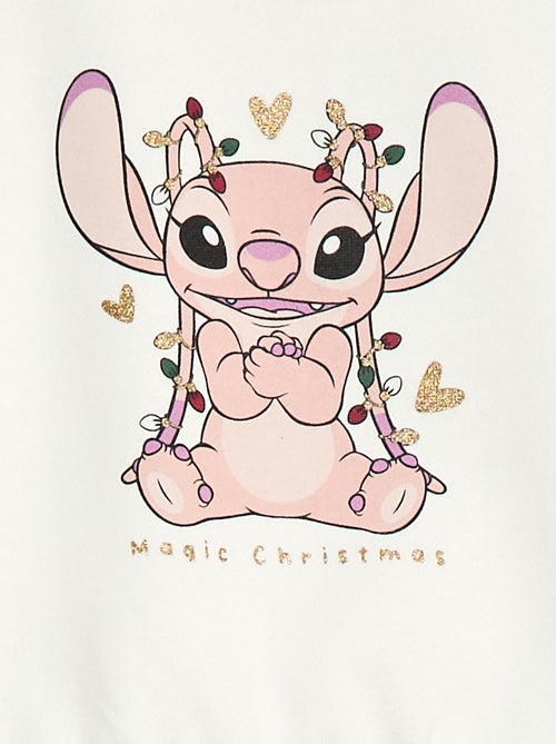 Felpa animata fantasia 'Disney' 'Angel' in cotone - Kiabi