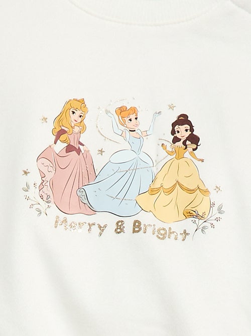 Felpa animata fantasia 'Disney' 'Principesse' in cotone - Kiabi