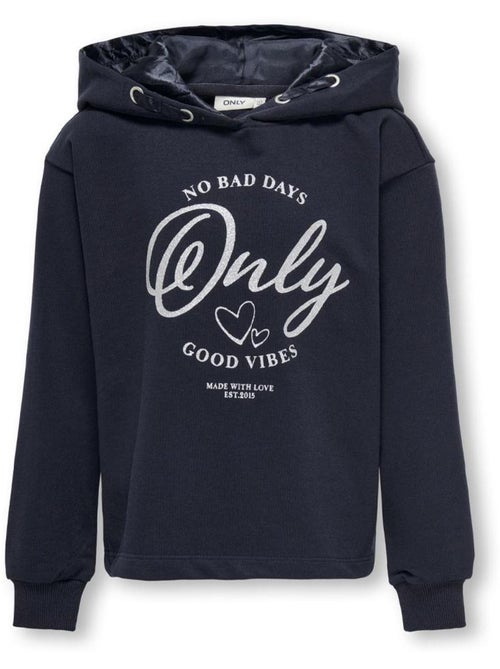 Felpa Bambina con Cappuccio Kids ONLY - Kiabi