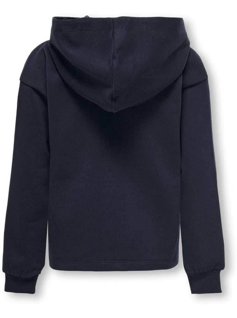 Felpa Bambina con Cappuccio Kids ONLY Blu marino - Kiabi