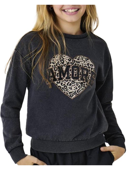 Felpa Bambina con Cappuccio Kids ONLY - Kiabi