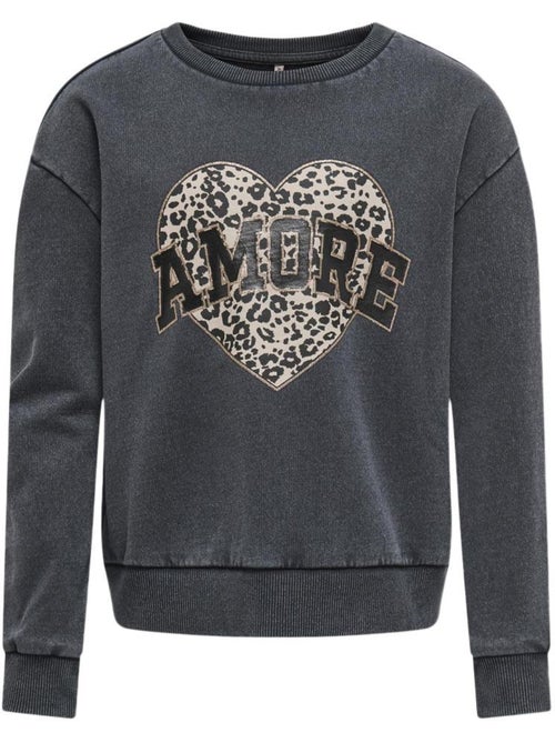 Felpa Bambina con Cappuccio Kids ONLY - Kiabi