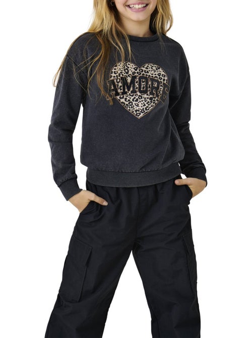 Felpa Bambina con Cappuccio Kids ONLY - Kiabi