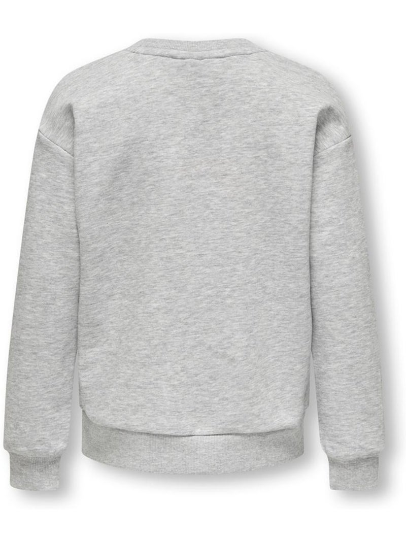 Felpa Bambina Kids ONLY Grigio argentato - Kiabi