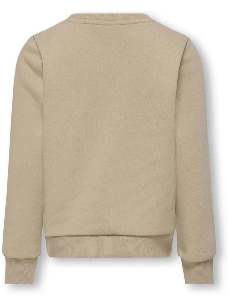 Felpa bambina only Beige - Kiabi