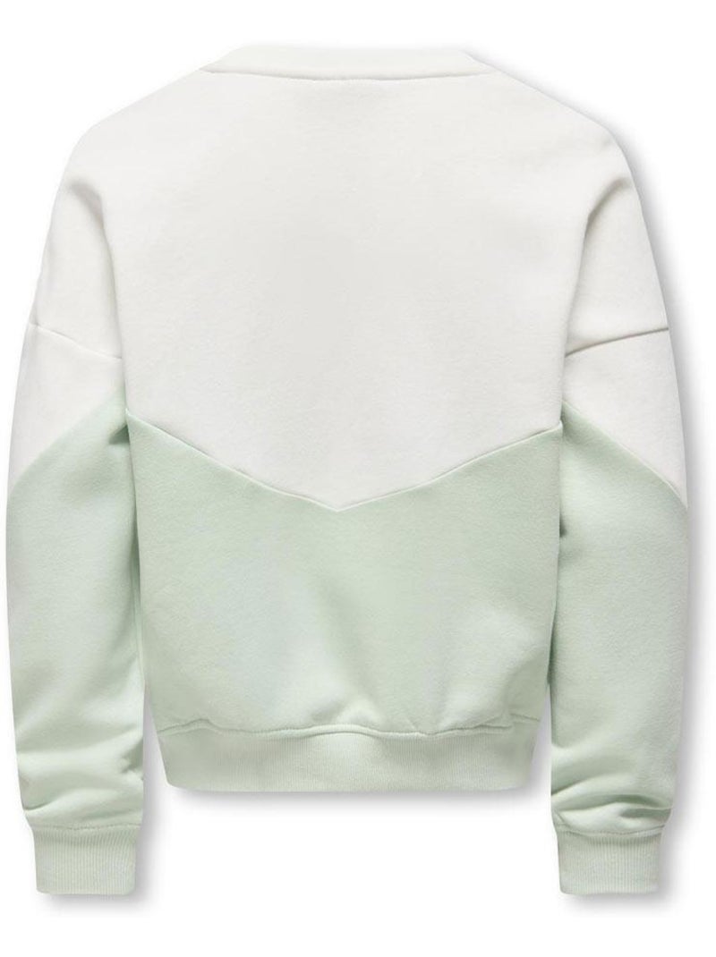 Felpa Bambina ONLY Bianco - Kiabi