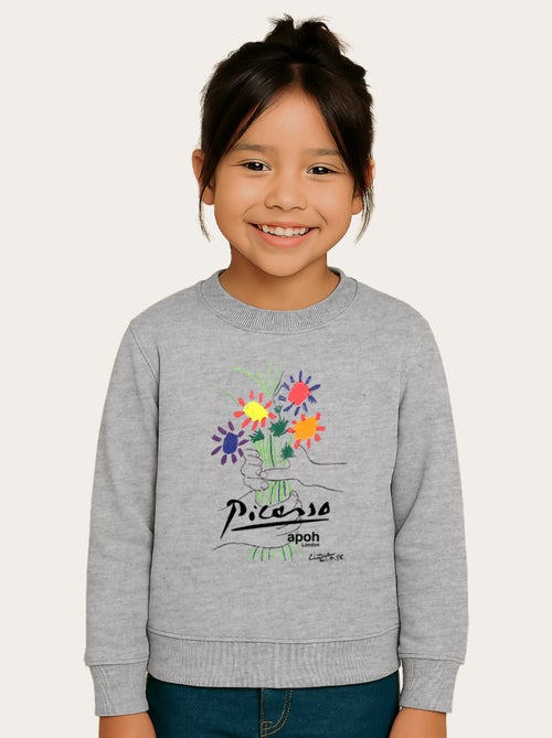 Felpa bambino APOH PICASSO FLOWERS - Kiabi