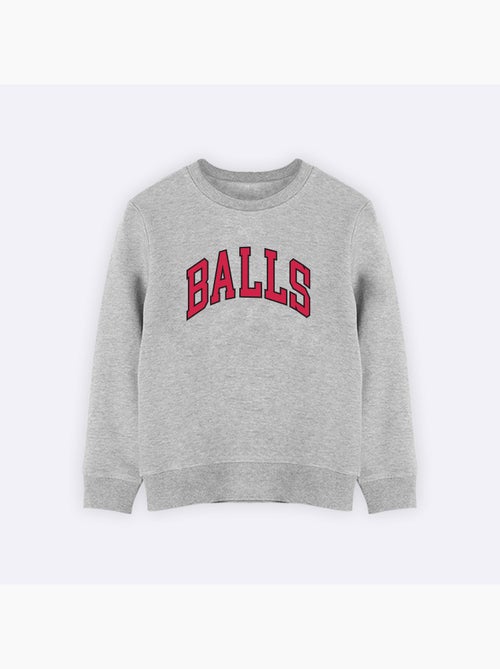 Felpa bambino BALLS - Kiabi