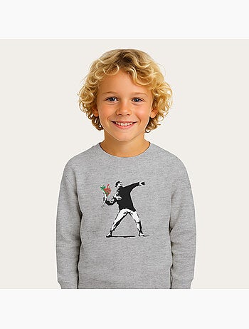 Felpa bambino BANKSY LOVE
