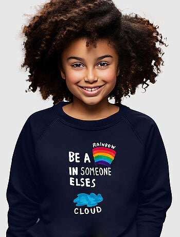 Felpa bambino BE A RAINBOW