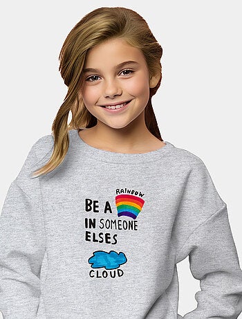 Felpa bambino BE A RAINBOW