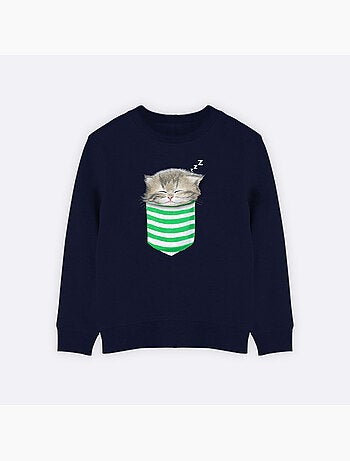Felpa bambino CAT IN THE POCKET
