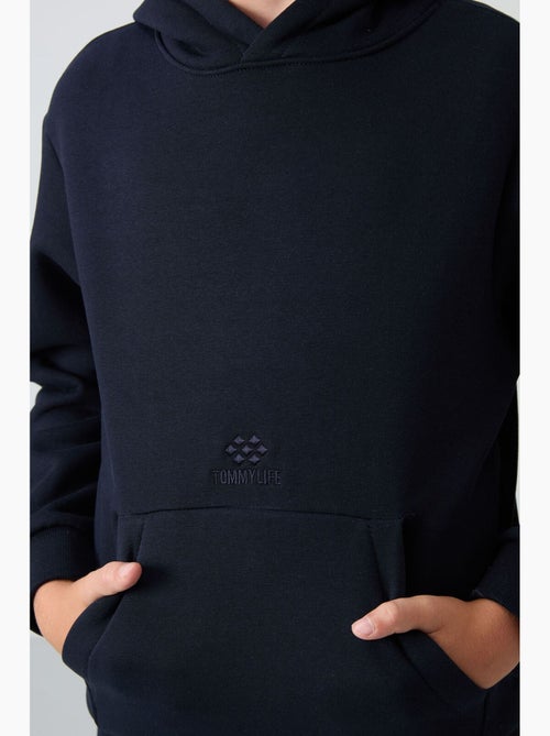 Felpa bambino con cappuccio tommy - Kiabi