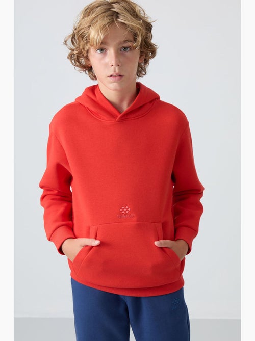 Felpa bambino con cappuccio tommy - Kiabi