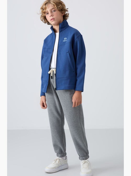 Felpa bambino con collo zip tommy - Kiabi Felpa bambino con collo zip tommy - Kiabi
