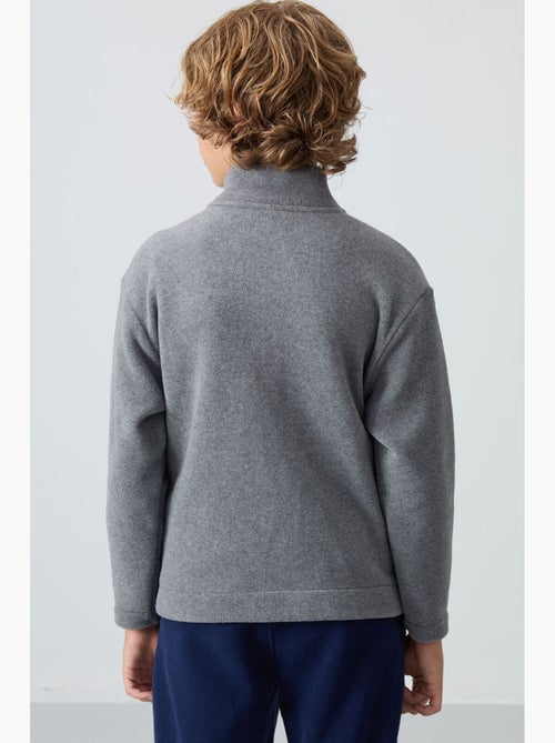 Felpa bambino con collo zip tommy - Kiabi Felpa bambino con collo zip tommy - Kiabi