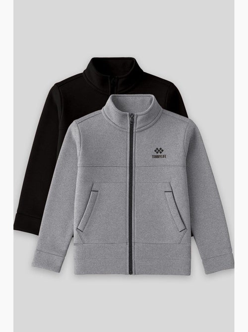 Felpa bambino con collo zip tommy - Kiabi Felpa bambino con collo zip tommy - Kiabi