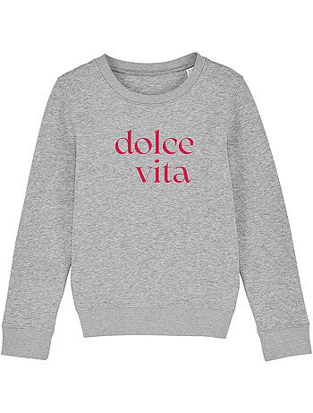 Felpa bambino DOLCE VITA ROUGE