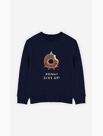Felpa bambino DONUT GIVE UP