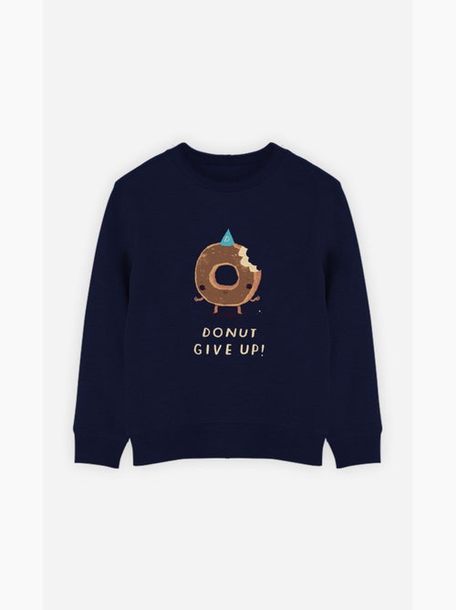 Felpa bambino DONUT GIVE UP - Kiabi