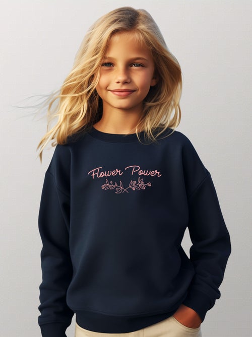 Felpa bambino FLOWER-POWER - Kiabi