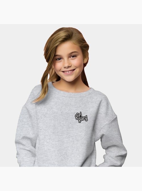 Felpa bambino GIRL GANG CŒUR - Kiabi