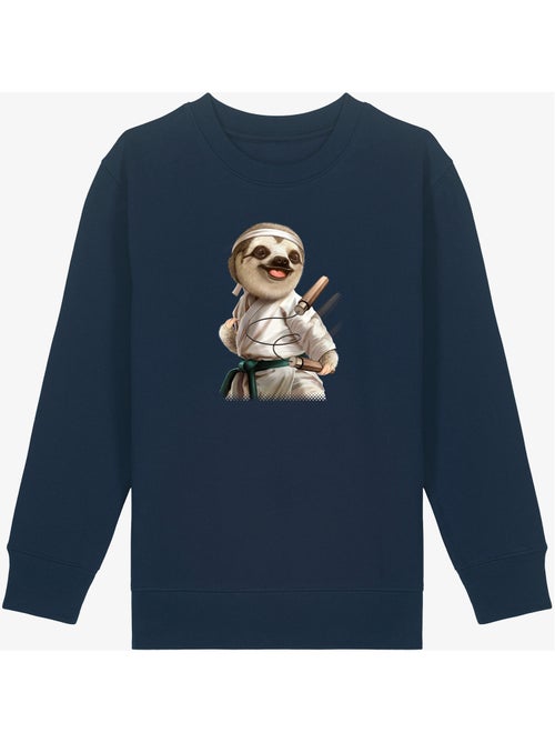Felpa bambino KARATE SLOTH - Kiabi