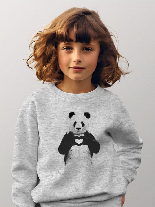 Felpa bambino LOVE PANDA - Kiabi