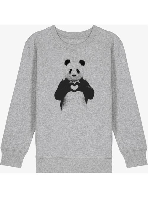 Felpa bambino LOVE PANDA - Kiabi
