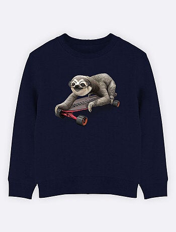 Felpa bambino SKATEBOARD SLOTH