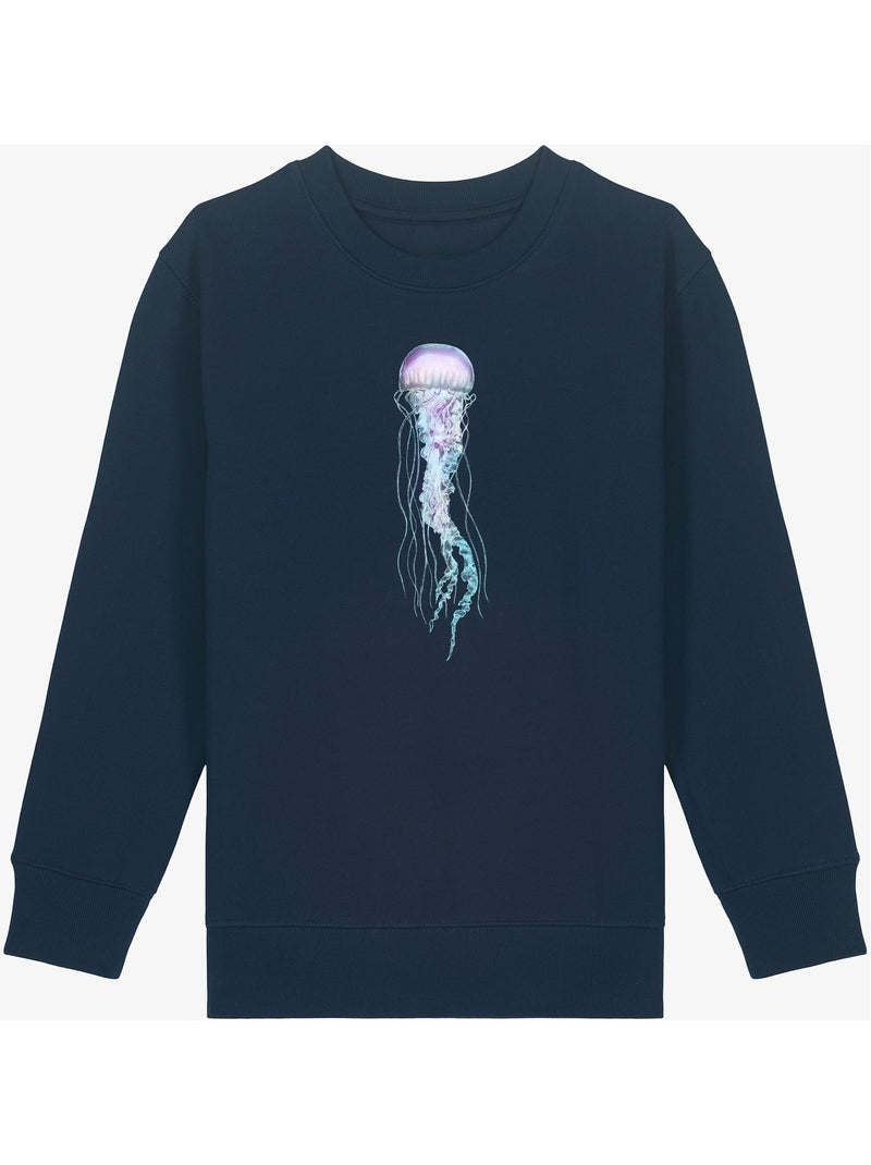 Felpa bambino SPACE JELLY Blu marino - Kiabi