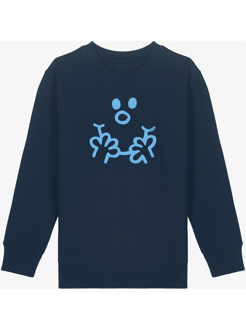 Felpa bambino VISAGE MONSIEUR Blu marino - Kiabi