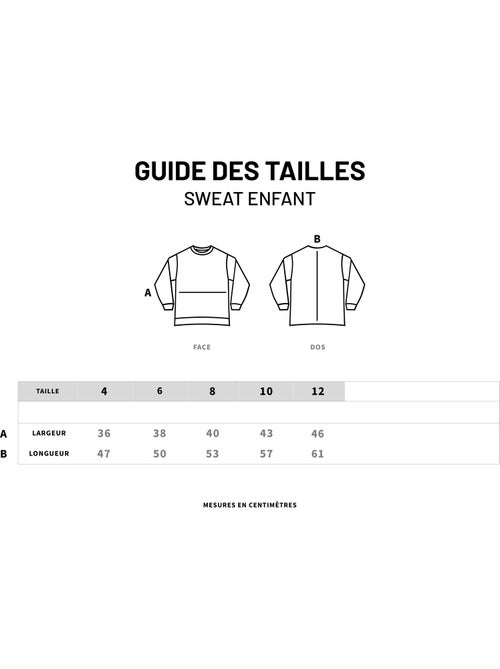 Felpa bambino WE ARE FAMILY COEUR - Kiabi