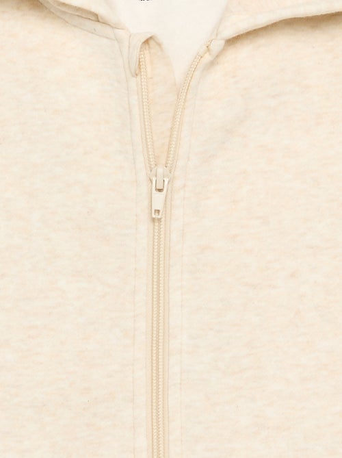 Felpa basic con cappuccio e zip - Kiabi Felpa basic con cappuccio e zip - Kiabi