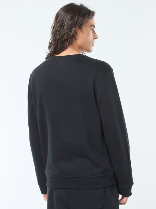 Felpa basic girocollo in felpa garzata - Kiabi