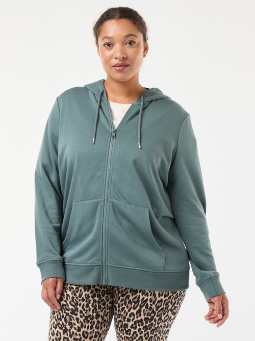 Felpa basic in felpa garzata - Kiabi