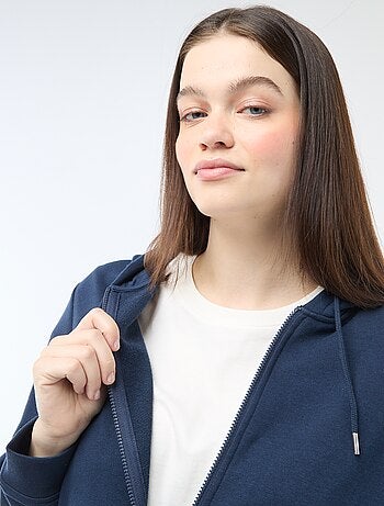 Felpa basic in mollettone