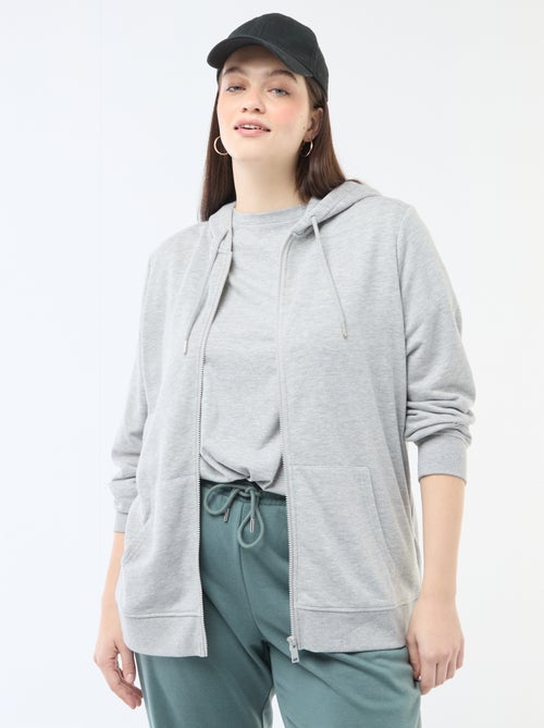 Felpa basic in felpa garzata - Kiabi