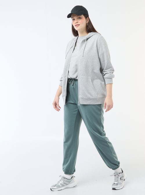 Felpa basic in felpa garzata - Kiabi