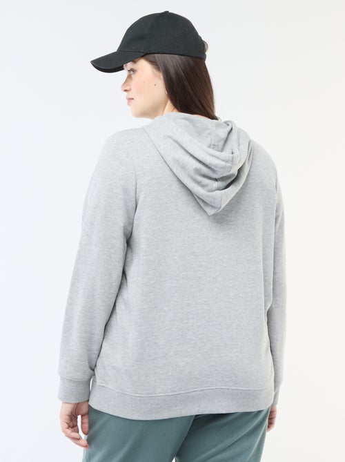 Felpa basic in felpa garzata - Kiabi