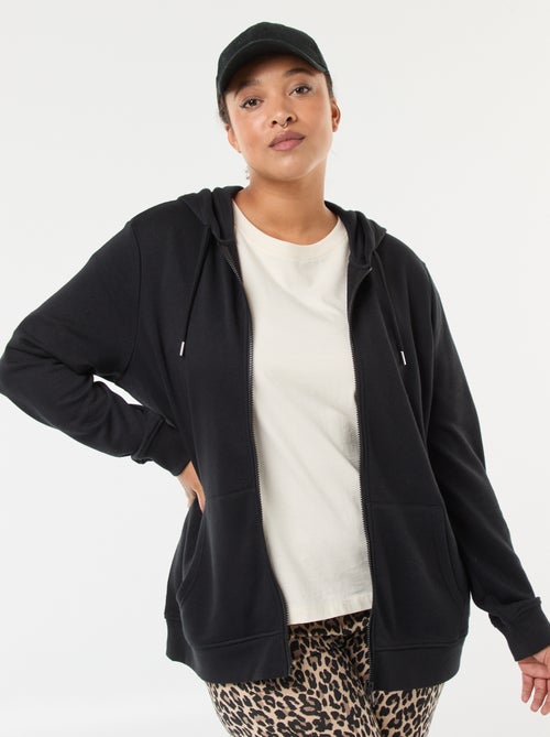 Felpa basic in felpa garzata - Kiabi