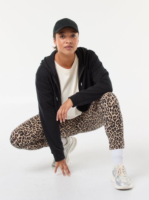 Felpa basic in felpa garzata - Kiabi