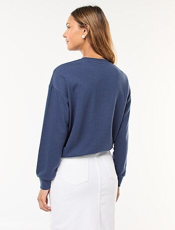 Felpa basic in french terry