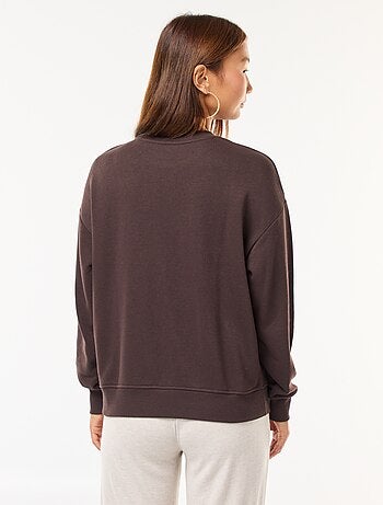 Felpa basic in french terry