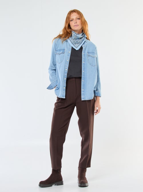 Felpa basic in french terry - Kiabi