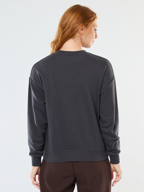 Felpa basic in french terry - Kiabi